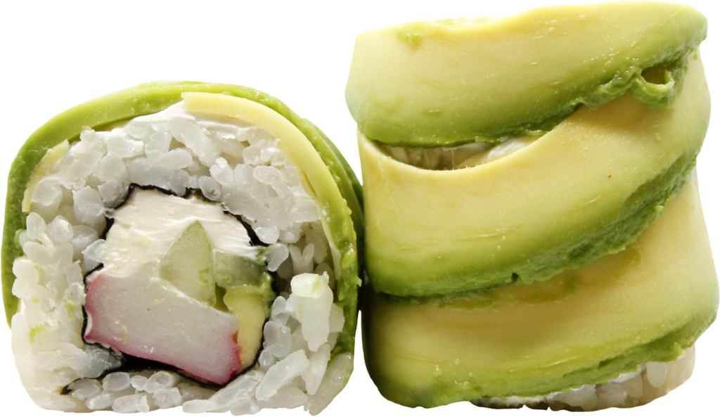 Avocado Roll Sushi And Gong